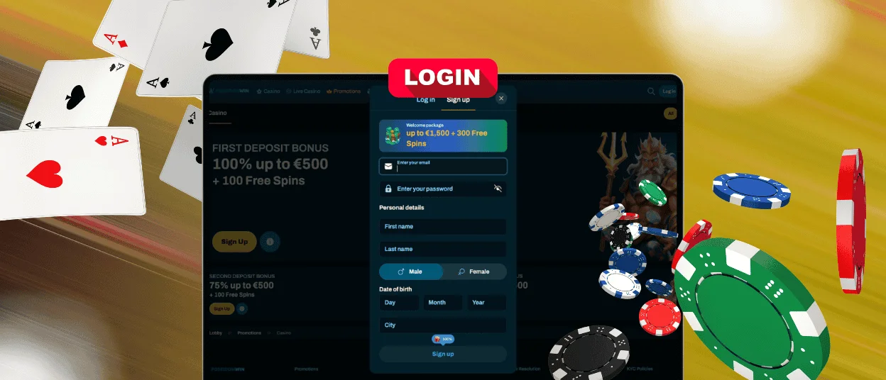 poseidonwin login page
